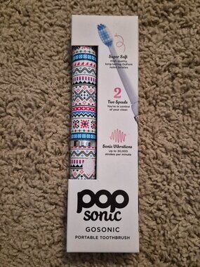 Pop Sonic Portable Toothbrush, New, Never Opened